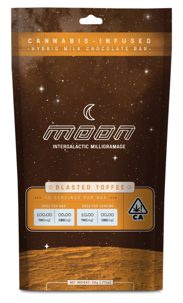 MOOM CHOCOLATE BAR - BLASTED TOFFEE