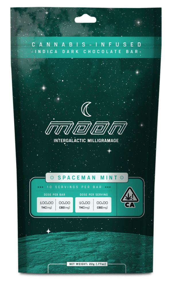MOON CHOCOLATE BAR - SPACEMAN MINT